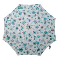 Beautifule Snowflake Decorative Pattern Seamless Hook Handle Umbrellas (medium) by Jancukart