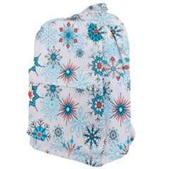 Beautifule Snowflake Decorative Pattern Seamless Classic Backpack