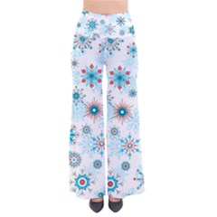 Beautifule Snowflake Decorative Pattern Seamless So Vintage Palazzo Pants