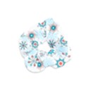 Beautifule Snowflake Decorative Pattern Seamless Velvet Scrunchie View1