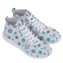 Beautifule Snowflake Decorative Pattern Seamless Men s Lightweight High Top Sneakers View3