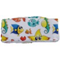 Fish Ocean Water Sea Life Seamless Background Multi Function Bag View4