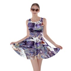 Abstract Cross Currents Skater Dress by kaleidomarblingart