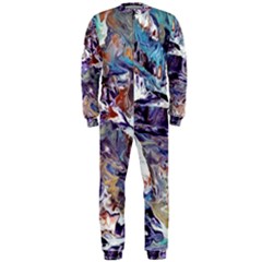 Abstract Cross Currents Onepiece Jumpsuit (men) by kaleidomarblingart