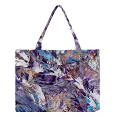 Abstract Cross Currents Medium Tote Bag by kaleidomarblingart