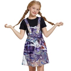 Abstract Cross Currents Kids  Apron Dress by kaleidomarblingart