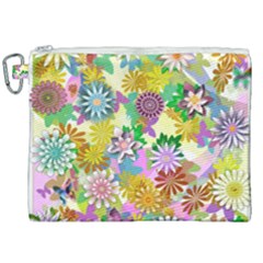 Illustration-pattern-abstract Canvas Cosmetic Bag (xxl) by Pakrebo