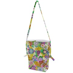 Illustration-pattern-abstract Folding Shoulder Bag by Pakrebo