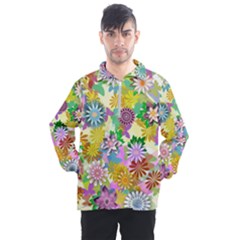 Illustration-pattern-abstract Men s Half Zip Pullover