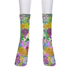 Illustration-pattern-abstract Crew Socks by Pakrebo