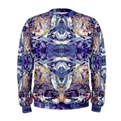 Amethyst Repeats Men s Sweatshirt by kaleidomarblingart