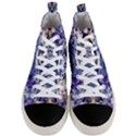 Amethyst repeats Men s Mid-Top Canvas Sneakers View1