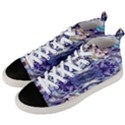 Amethyst repeats Men s Mid-Top Canvas Sneakers View2