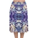 Amethyst repeats Velvet Flared Midi Skirt View1