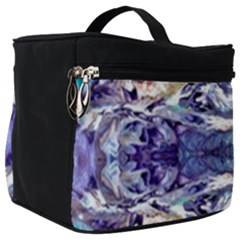 Amethyst Repeats Make Up Travel Bag (big) by kaleidomarblingart