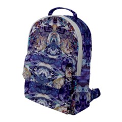 Amethyst Repeats Flap Pocket Backpack (large) by kaleidomarblingart