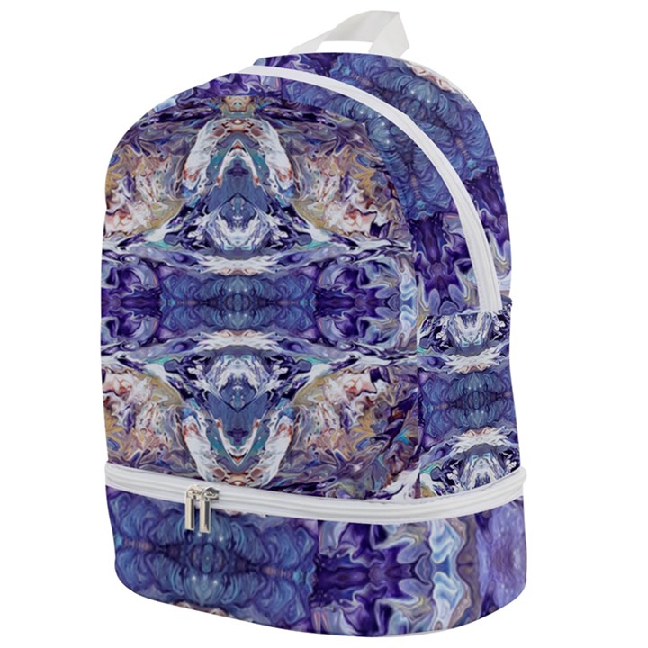 Amethyst repeats Zip Bottom Backpack