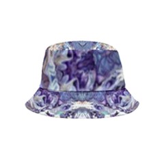 Amethyst Repeats Bucket Hat (kids) by kaleidomarblingart