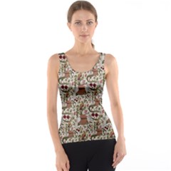 Architecture Ornaments Tank Top by Gohar