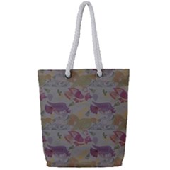 Pattern-tsit Full Print Rope Handle Tote (small) by Gohar