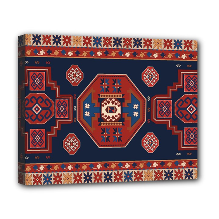 Armenian Carpet Deluxe Canvas 20  x 16  (Stretched)