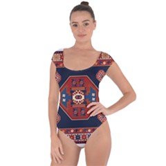 Armenian Carpet Short Sleeve Leotard 