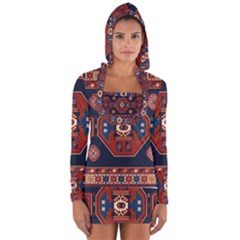 Armenian Carpet Long Sleeve Hooded T-shirt by Gohar