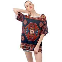 Armenian Carpet Oversized Chiffon Top by Gohar