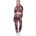 Armenian Carpet Cropped Zip Up Lounge Set View1