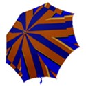 Abstract Blue And Orange 930 Hook Handle Umbrellas (Large) View2