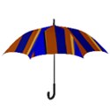 Abstract Blue And Orange 930 Hook Handle Umbrellas (Large) View3