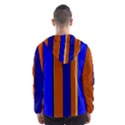 Abstract Blue And Orange 930 Men s Hooded Windbreaker View2