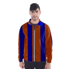 Abstract Blue And Orange 930 Men s Windbreaker