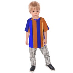 Abstract Blue And Orange 930 Kids  Raglan Tee