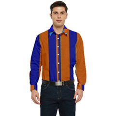 Abstract Blue And Orange 930 Men s Long Sleeve  Shirt by KorokStudios