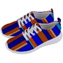 Abstract Blue And Orange 930 Men s Lightweight Sports Shoes View2