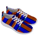 Abstract Blue And Orange 930 Men s Lightweight Sports Shoes View3