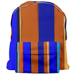 Abstract Blue And Orange 930 Giant Full Print Backpack