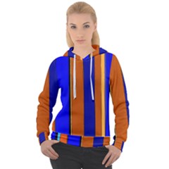 Abstract Blue And Orange 930 Women s Overhead Hoodie