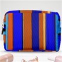 Abstract Blue And Orange 930 Make Up Pouch (Medium) View1