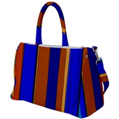 Abstract Blue And Orange 930 Duffel Travel Bag