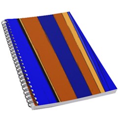 Abstract Blue And Orange 930 5 5  X 8 5  Notebook