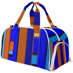 Abstract Blue And Orange 930 Burner Gym Duffel Bag