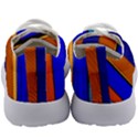 Abstract Blue And Orange 930 Kids Athletic Shoes View4