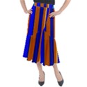 Abstract Blue And Orange 930 Midi Mermaid Skirt View1