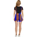 Abstract Blue And Orange 930 Short Overalls View4