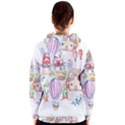 Easter Village  Women s Zipper Hoodie View2