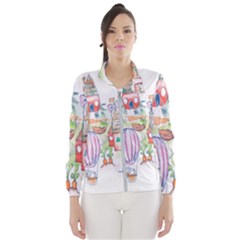 Easter Village  Women s Windbreaker by ConteMonfrey