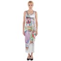 Easter Village  Fitted Maxi Dress View1