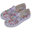 Easter Village  Kids  Canvas Slip Ons View2